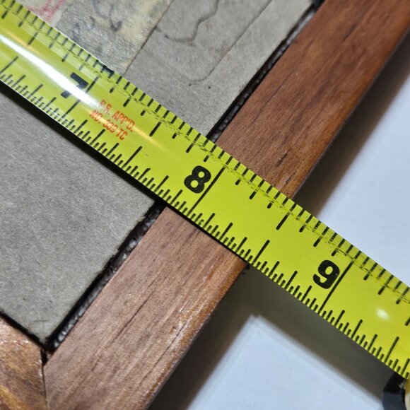 Vintage Coca Cola Cross Stitch Art In Wooden Frame Soda Pop Collectible  8 x 6 - Picture 7 of 11